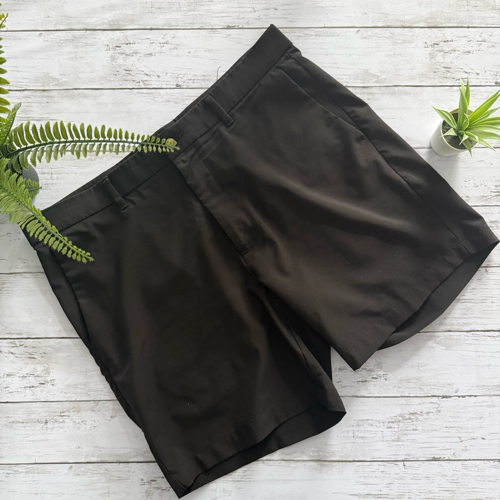 Callaway Golf Black Flat Front Performance Shorts (Stretch, Opti-Dri) – Men’s 36